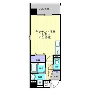 FINE SMART錦町【501号室】の間取り