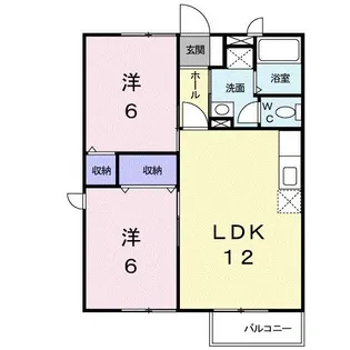 南オレンジタウンⅡ【2階】の間取り