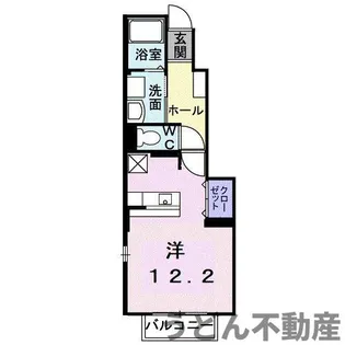 リバティハウスC【1階】の間取り