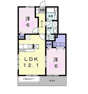 センチュリー21 H【1階】の間取り