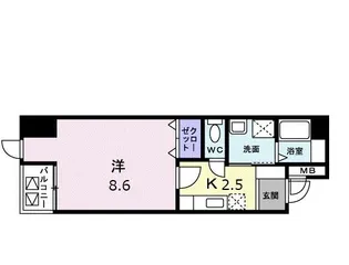 グレース栗林【503号室】の間取り