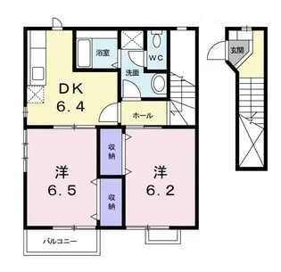 グレイス・フル・エンブレスGⅡ【203号室】の間取り
