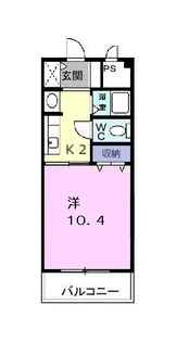 サンライズ宮川【3階】の間取り