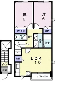 スマイルハウス【2階】の間取り