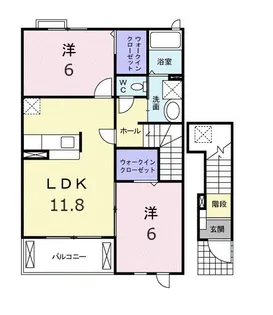 ロイヤルスクウェア 一宮Ⅴ【2階】の間取り