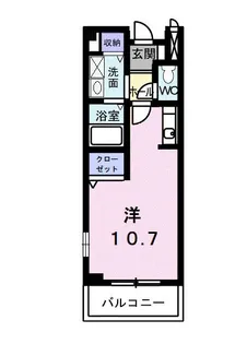 エスポワール土居 B【2階】の間取り