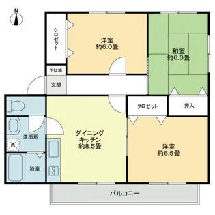 キャメル三条20【1階】の間取り
