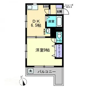 宮脇第8マンション【1階】の間取り