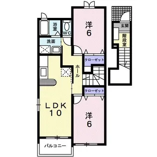 ヴィータ・リベラ国分寺B【2階】の間取り