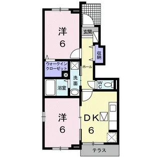 レオルガ【103号室】の間取り