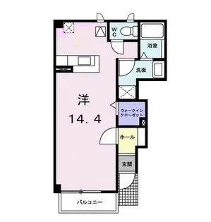 クレイン【1階】の間取り
