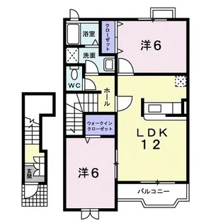アルカンシエルB【202号室】の間取り