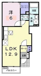 サンリット悠【1階】の間取り