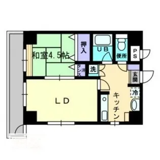 アルカディア西内町【403号室】の間取り