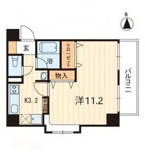 アヴニール若宮【3階】の間取り