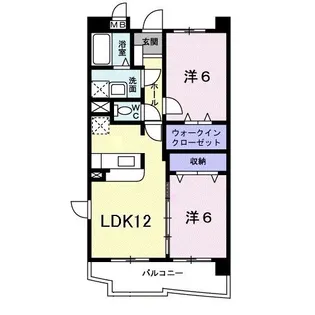 グラン フォレ【304号室】の間取り