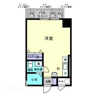 グレイス中野町【5階】の間取り