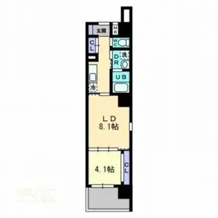 リンヒナーノh+【7階】の間取り