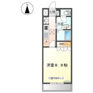 ルミエール【1階】の間取り