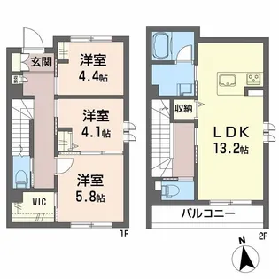 カサデルビアンカの間取り