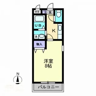 クレール・オゴ【3階】の間取り