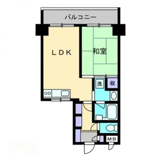 ダイアパレス丸の内【4階】の間取り