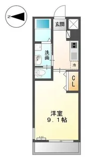 エスポワールⅡ【0103号室】の間取り