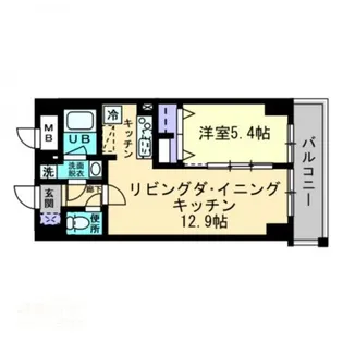 アンパレ内町【2階】の間取り