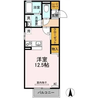 セジュール杉山C棟【2階】の間取り
