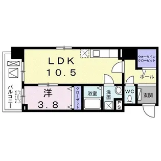 アルテミスコート【2階】の間取り