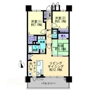 プレミスト番町【404号室】の間取り