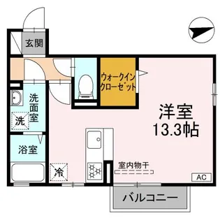 エストヴィアーレ【2階】の間取り