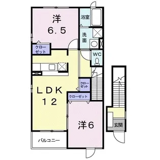 メゾン アクティブ B【2階】の間取り