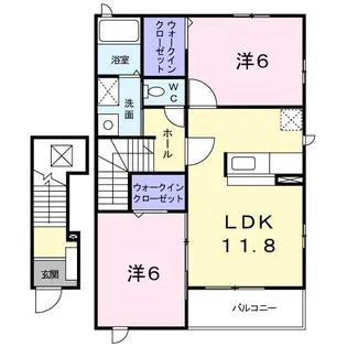 ブライトハウス【2階】の間取り