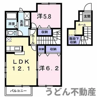 サンスタレ N【2階】の間取り