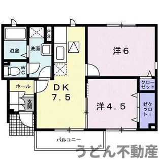 ジェルメ テール C【1階】の間取り
