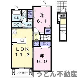 レジデンス昭和町Ⅲ【2階】の間取り
