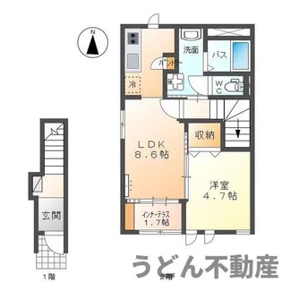 スリジエ A【2階】の間取り