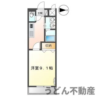 ウエストゲート【2階】の間取り