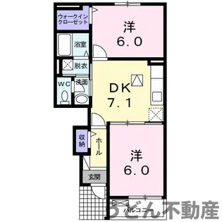 秋桜ミディ【1階】の間取り