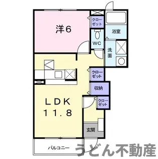 ガレリア20 Ⅱ【1階】の間取り