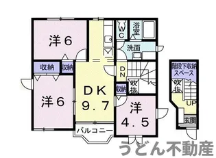 エターナル・パレスC【2階】の間取り