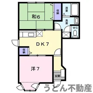 アムール幸 A【1階】の間取り
