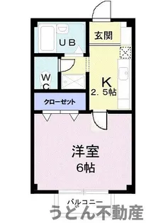 イグレック。楯 A【2階】の間取り