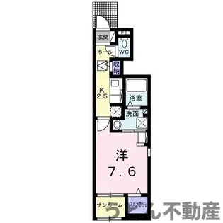 ザ ビレッジグリーン宇多津Ⅲ【1階】の間取り