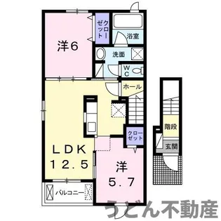 ブルースターC【2階】の間取り