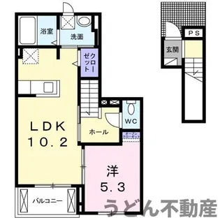 花梨Ⅱ【2階】の間取り
