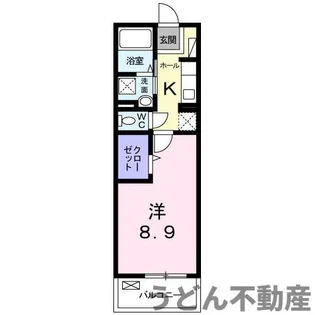 アルカディア NⅠ【203号室】の間取り