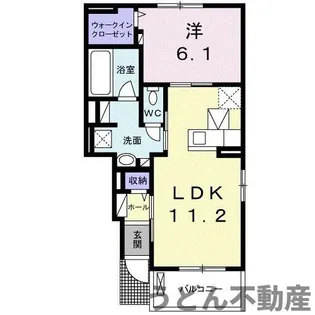 JadeHouse E【1階】の間取り