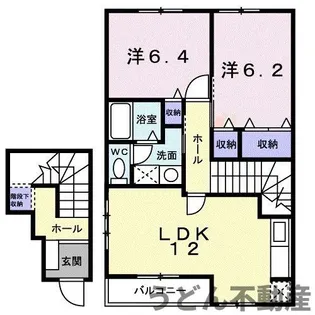ハオス・リーリエ【2階】の間取り